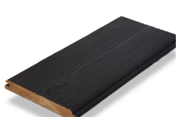 Thermowood musbek zwart, geborsteld Essen, Houthandel Van Den Berg